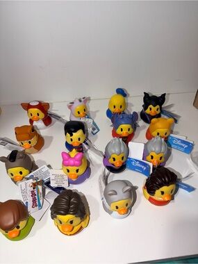 Disney Yellow Rubber Duck Collectible - Assorted Character Plush Toy